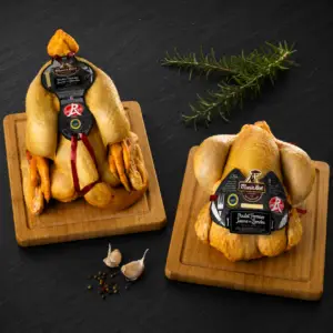 poulet jaune fermier des landes