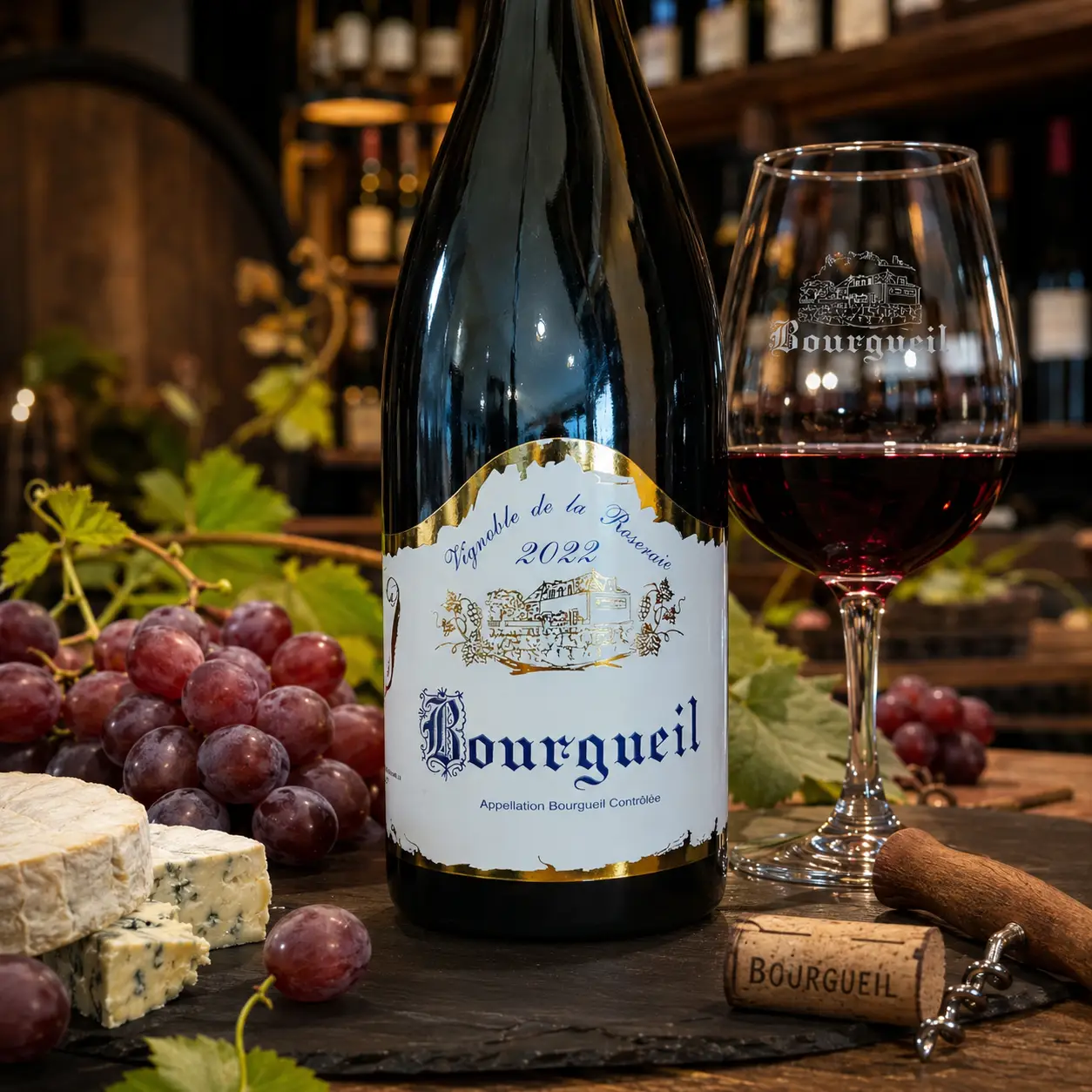 Bourgueil – Vignoble de la Roseraie 2022 1 Bourgueil La Roseraie