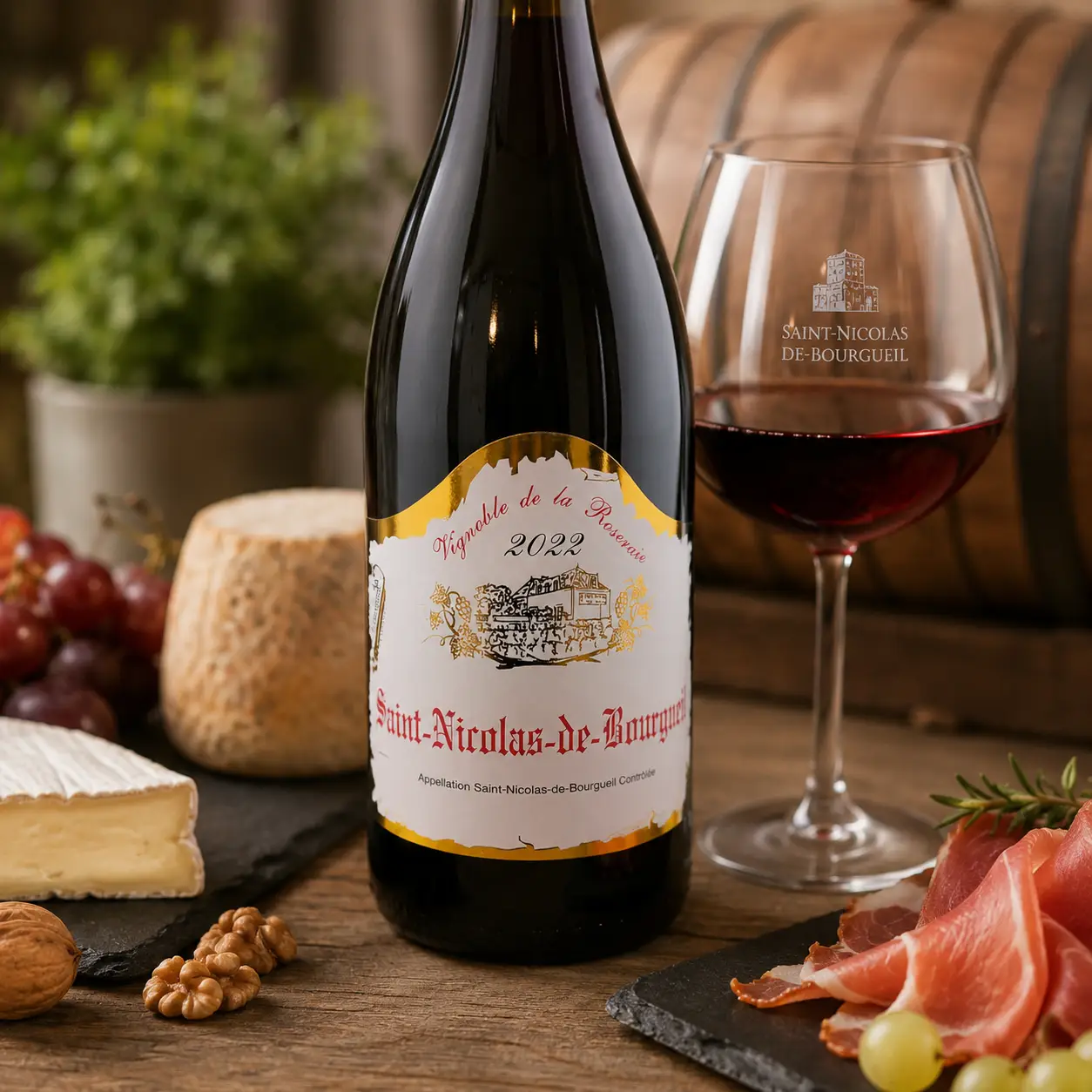 Saint-Nicolas-de-Bourgueil 2022 – Vignoble de la Roseraie 1 Saint Nicolas La Roseraie